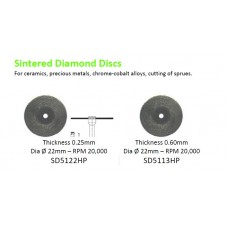 Edenta Sintered Diamond Discs 5122 & 5113 - Option Available